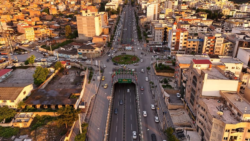 زیر گذر دخانیات پی بتن گرگان