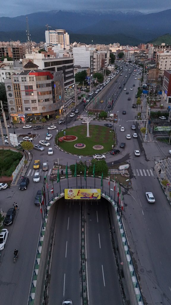 زیر گذر گلشهر پی بتن گرگان